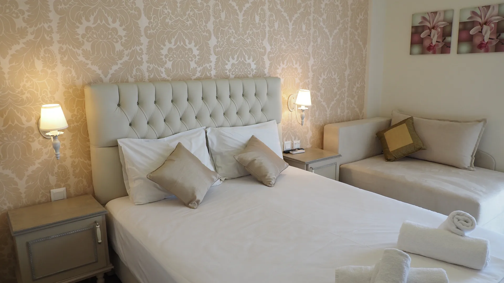 Tiara Holidays - Leonidas Apartments & Suites - Superior Studio Sea View - bedroom